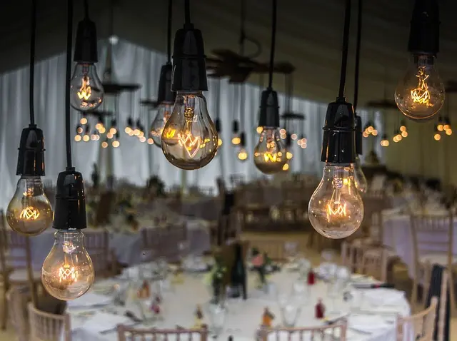 salón decorado para evento