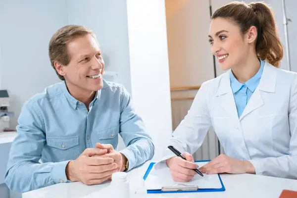 doctora con su paciente