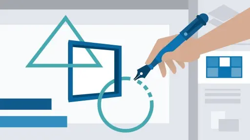 construcción de un diseño de logotipos
