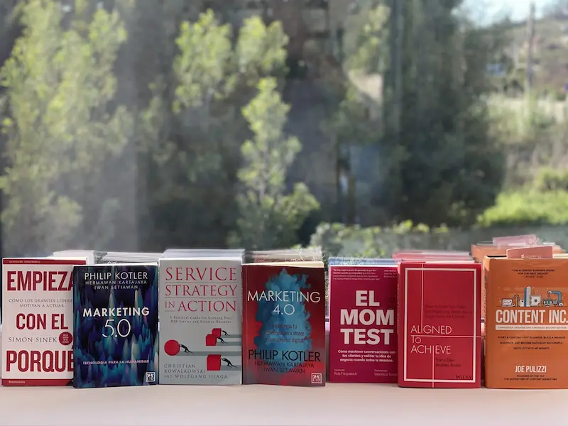 imagen de libros de marketing
