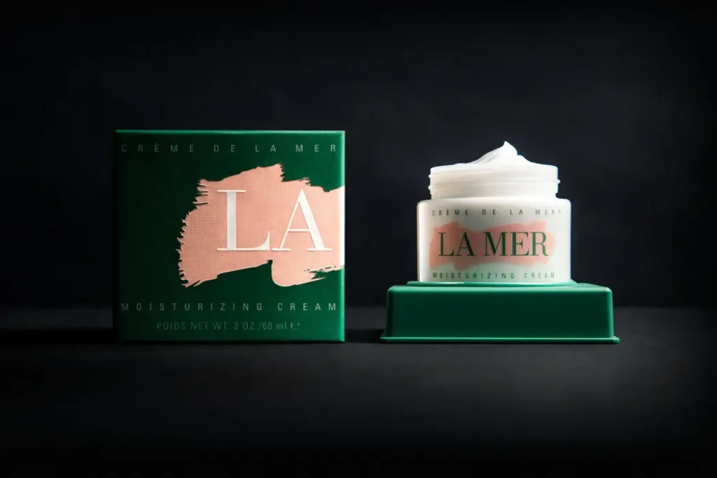 mockup de una marca lujosa