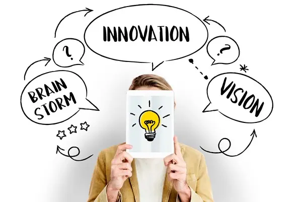 una idea sobre innovacion, vision y lluvia de ideas