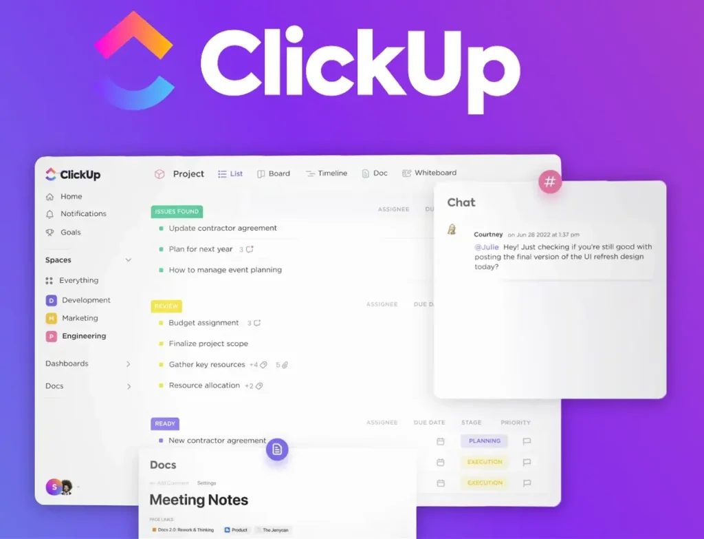 ClickUp AI gestiona proyectos