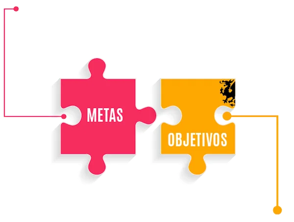 rompecazabezas de con los nombres de estos términos para saber cómo establecer objetivos y metas