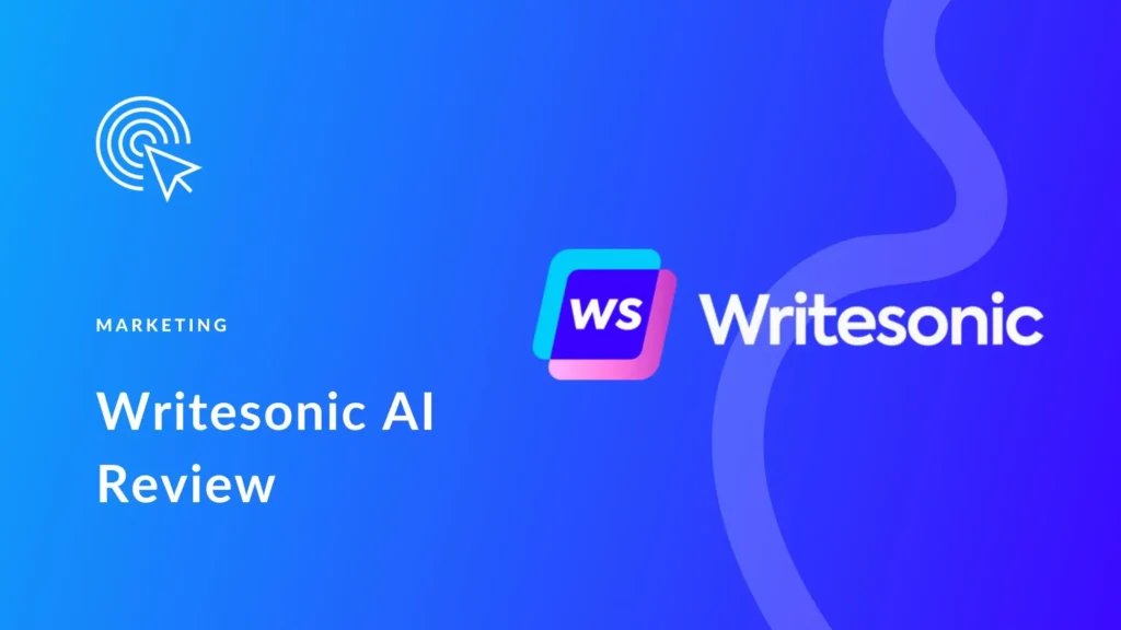 Writesonic crea contenido de marketing