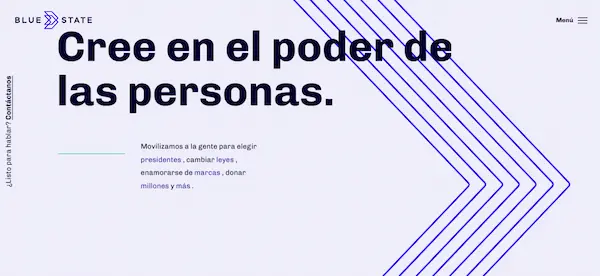 pagina web de blue state