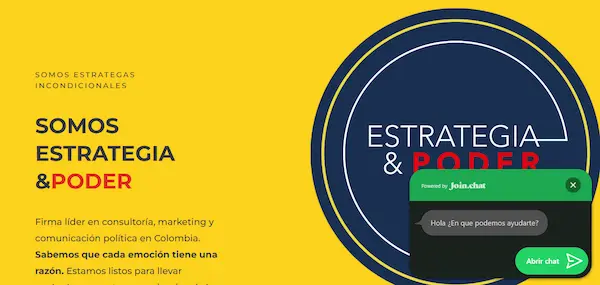 pagina web de estrategia y poder