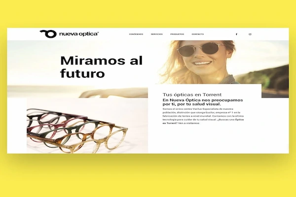 Optimización SEO para página web óptica
