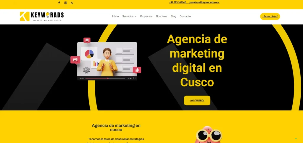 Keyworads, agencia SEO incluida entre las mejores agencias de marketing turístico en Cusco especializada en posicionamiento web para negocios turísticos