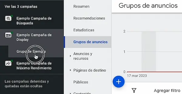 Segmentación de audiencias en campañas de YouTube por intereses y comportamiento.