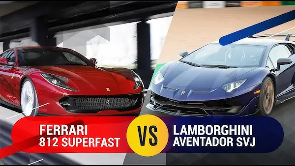 Ferrari vs Lamborghini autos caros superdeportivos exclusivos mercado lujo