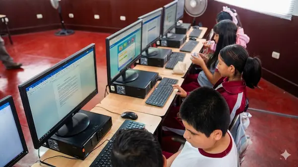 computación en la nube en colegio de secundaria La Victoria
