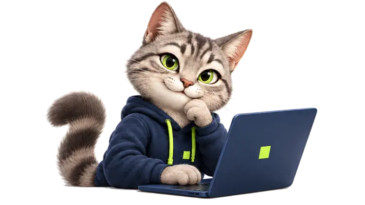 Limi analizando una estrategia de marketing desde su laptop.